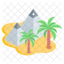 Island Beach Tropical Icon