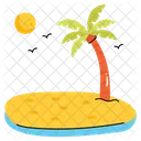 Island Scenery Travel Icon