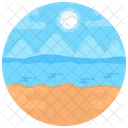 Island Beach Nature Icon