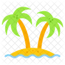 Island Palms Tree Beach Trees Symbol