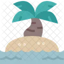 Island Summer Sea Icon