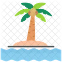 Island Beach Hawaii Icon