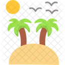 Island Beach Palm Icon