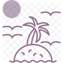 Island Beach Palm Icon