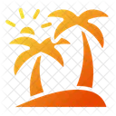 Island Summer Beach Icon