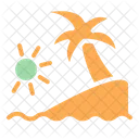 Island Summer Beach Symbol