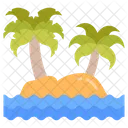Island Tropical Island Coastal Area Icon