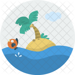Island, Beach, Sea, Water, Holiday Icon png