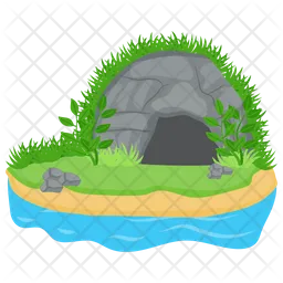 Island Cave  Icon