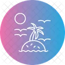 Island Beach Palm Icon