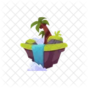 Island Flight Colorful Icon