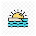 Island Beach Nature Icon