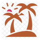 Island Summer Beach Icon