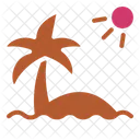 Island Summer Beach Icon