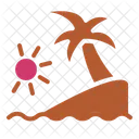 Island Summer Beach Icon