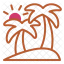 Island Summer Beach Icon