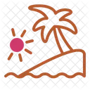Island Summer Beach Icon