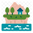 Island trail  Icon