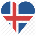 Islandia Bandeira Ícone