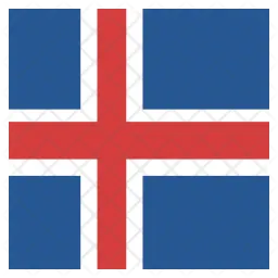 Islândia Flag Ícone