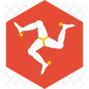 Isle Man Flag Icon