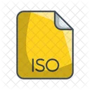 ISO Archivo Archivo Icono