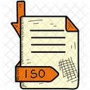 Iso Document Format Icon