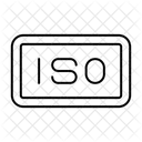 ISO Einstellungen Symbol