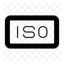 ISO-Einstellungen  Symbol