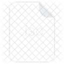 ISO Estandar Archivo Icono