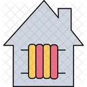 Isoliervektor Hausisolierung Warmedammung Symbol