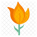 Isolierte Tulpe  Symbol