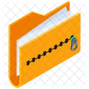 Isometric Encrypted Archive Icon