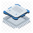 Isometric Processor Processor Chip Icon