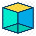 Cube Geometrie Isometrique Icon