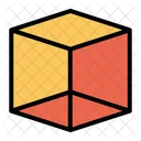 Cube Geometrie Isometrique Icon