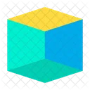 Cube Geometrie Isometrique Icon