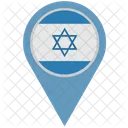 Israel Location Pointer Icon
