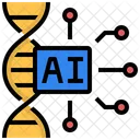 KI Biotechnologie Digital Symbol