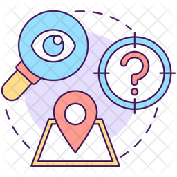 Issue identification Icon - Download in Colored Outline Style