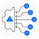 Issue Identification Problem Solving Workflow Management Icon