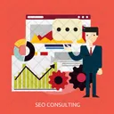 SEO Consultoria Desenvolvimento Ícone