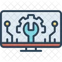 It Technology Engine Icon