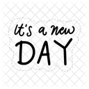 It is a new day  Icon