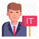 It Specialist It Manager Software Engineer Icon