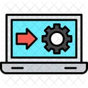 It Services It Consulting Laptop Icon