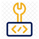 Technical Support Wrench Coding Icon