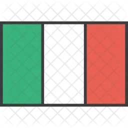 Italia Flag Icono