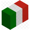 Bandeira Pais Italia Ícone