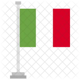 Italia Flag Icono